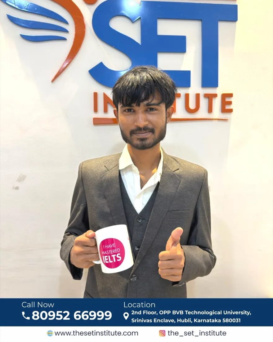 SET IELTS student Robin Kori
